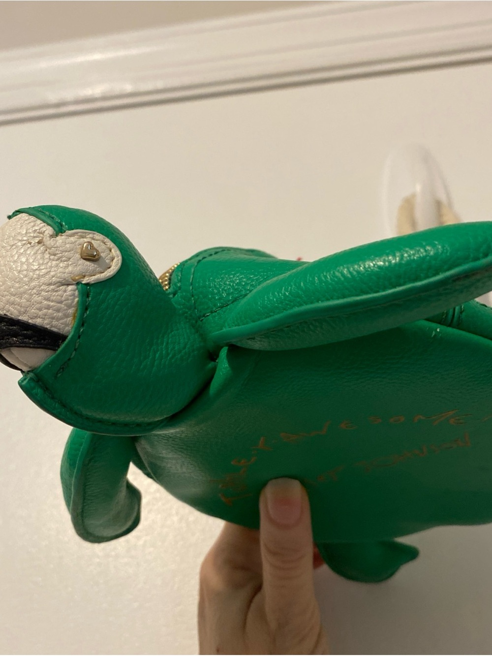 Betsey Johnson Turtley Awesome Green Wristlet Clutch - Picture 6 of 13
